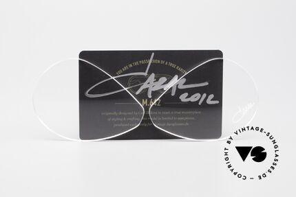 Cazal 642 Lens Demogläser Cari Autogramm, Gläser in transparent mit weißem CAZAL LOGO, Passend für Herren