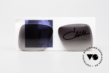 Cazal 607 Lens Sonnengläser Mit Cari Booklet, 56mm Größe = passend für die neue 607 Legends, Passend für Herren