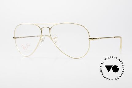 Ray Ban Large Metal B&L USA Brille Deep Groove, alte, legendäre Ray-Ban USA B&L Brillenfassung, Passend für Herren und Damen