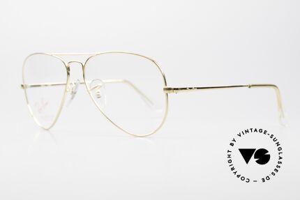 Ray Ban Large Metal B&L USA Brille Deep Groove, Deep Groove Edition = mit dickerem Rahmenprofil, Passend für Herren und Damen
