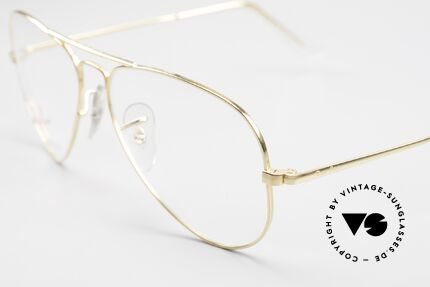 Ray Ban Large Metal B&L USA Brille Deep Groove, daher ideal für optische Gläser aller Art geeignet, Passend für Herren und Damen