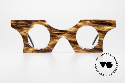 Prototype Design Study 70er Brillendesign Studie Unikat, unvollendet = die Fasssung ist NICHT VERGLASBAR!, Passend für Damen