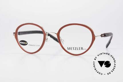 Metzler 5050 Pantobrille Flexibler Rahmen, Metzler Brille 5050, color B, Größe 46-20, 135, Passend für Herren und Damen