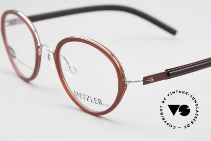 Metzler 5050 Pantobrille Flexibler Rahmen, ungetragen (wie alle unsere 90er vintage Brillen), Passend für Herren und Damen