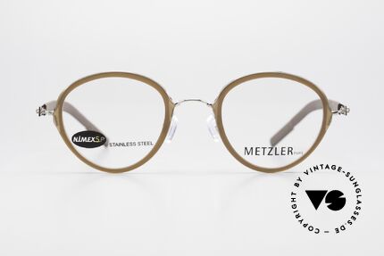 Metzler 5050 Pantobrille Damen Und Herren, 90er Jahre Panto-Brille für Damen und Herren, Passend für Herren und Damen