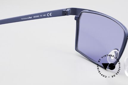 Eschenbach Titanflex 850082 Vintage Herren Sonnenbrille, ungetragenes Original wäre auch optisch verglasbar, Passend für Herren