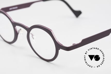Theo Belgium Asia Runde Designerbrille Unisex, Kreation und Verarbeitung auf Spitzen-Niveau!, Passend für Herren und Damen
