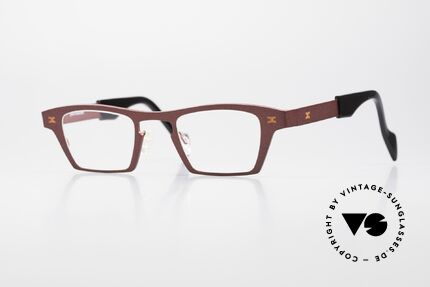 Theo Belgium Fourteen Damenbrille Und Herrenbrille, markant eckige Designerbrille v. THEO Belgium, Passend für Herren und Damen