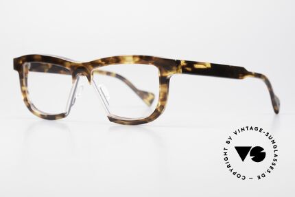 Theo Belgium James 15 Außergewöhnliche Fassung, Avantgarde-Brille für Damen & Herren zugleich, Passend für Herren und Damen