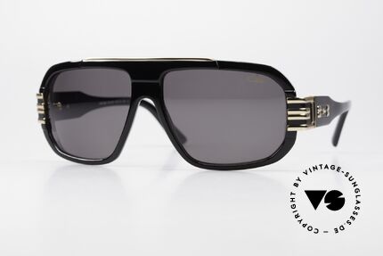 Cazal 882 Herren Sonnenbrille HipHop Stil, Cazal Sonnenbrille, Modell 882, Farbe 001 in Gr. 63/15, Passend für Herren