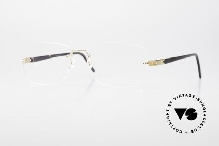 Lindberg Precious T945 Horn 18KT Echtgold Diamantenbrille Details