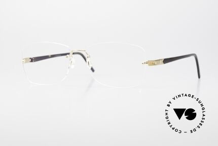 Lindberg Precious T945 Horn 18KT Echtgold Diamantenbrille Details