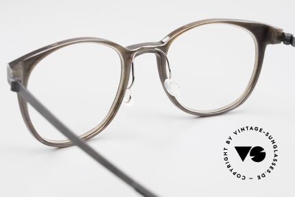 Lindberg Horn 1818 Büffelhorn Titanium Fassung, die Horn-Fassung kann natürlich beliebig verglast werden, Passend für Herren