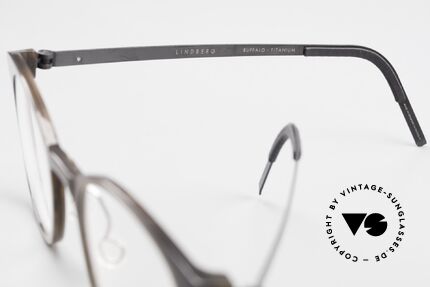 Lindberg Horn 1818 Büffelhorn Titanium Fassung, Größe: medium, Passend für Herren