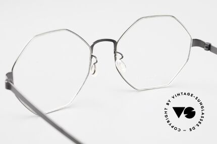 Lindberg 9609 Strip Titanium Damenbrille Herrenbrille 8eck, Titan-Fassung kann natürlich beliebig verglast werden, Passend für Herren und Damen