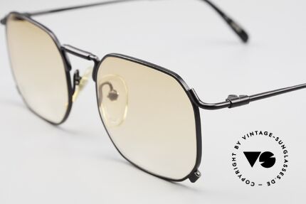 Jean Paul Gaultier 55-8175 Eckige 90er Brille Damen Herren, ein tolles Modeaccessoire, made in Japan, 1997/98, Passend für Herren und Damen