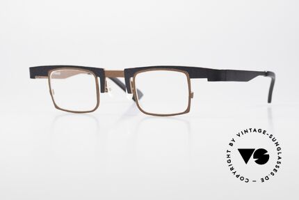 Theo Belgium Bo Crazy Designerbrille Titanium Details