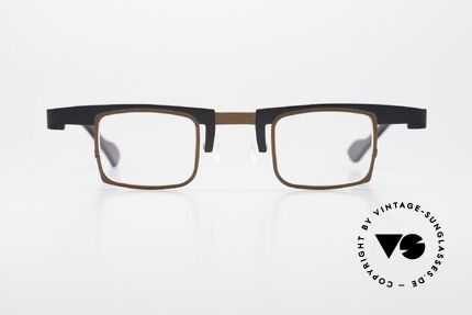 Theo Belgium Bo Crazy Designerbrille Titanium, genaue Bezeichnung: Theo BO, Belgium, color 293, Passend für Herren und Damen