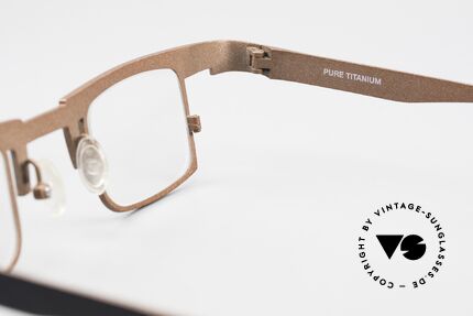 Theo Belgium Bo Crazy Designerbrille Titanium, die Demogläser sollten entsprechend ersetzt werden, Passend für Herren und Damen