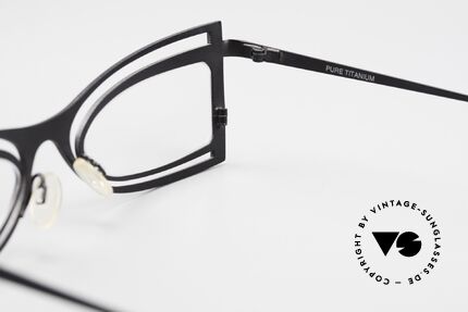 Theo Belgium Eye-Witness KC Damenbrille Pure Titanium, Größe: large, Passend für Damen