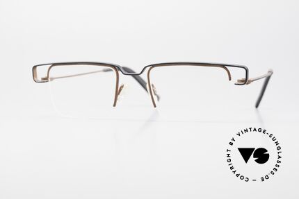 Theo Belgium Mousseline Nylor Brille Halb Rahmenlos Details