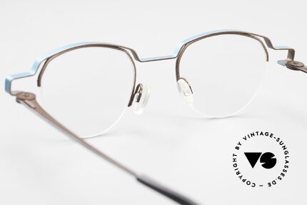 Theo Belgium Puree Nylor Pantobrille Halb Randlos, Größe: medium, Passend für Herren und Damen