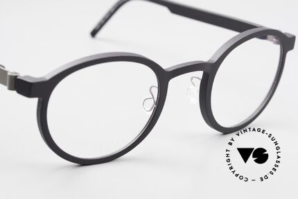 Lindberg 1014 Acetanium Runde Designer Brille Panto, so zeitlos, stilvoll und innovativ = Prädikat "VINTAGE", Passend für Herren und Damen