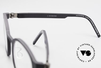 Lindberg 1014 Acetanium Runde Designer Brille Panto, ungetragenes Designerstück mit original Lindberg Etui, Passend für Herren und Damen
