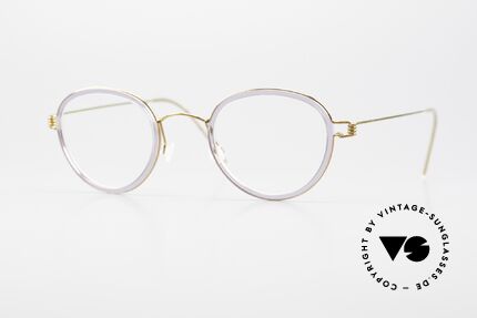 Lindberg Jackie 42 Air Titan Rim Damenbrille Panto Stil Small Details