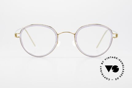 Lindberg Jackie 42 Air Titan Rim Damenbrille Panto Stil Small, Panto-Modell Jackie, in Größe 42-23, Bügellänge 135mm, Passend für Damen