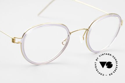 Lindberg Jackie 42 Air Titan Rim Damenbrille Panto Stil Small, ungetragenes Designerstück + orig. Lindberg Magnet-Etui, Passend für Damen