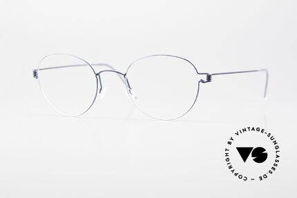 Lindberg Bo Air Titan Rim Kleine Pantobrille Titanium, kleine Panto-Brille von LINDBERG Air Titanium Rim, Passend für Herren und Damen