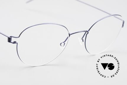 Lindberg Bo Air Titan Rim Kleine Pantobrille Titanium, ungetragene Designerbrille + Magnet-Etui von Lindberg, Passend für Herren und Damen
