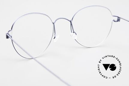Lindberg Bo Air Titan Rim Kleine Pantobrille Titanium, eleganter Rahmen ohne Schrauben, Nieten od. Lötungen, Passend für Herren und Damen