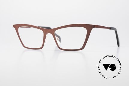 Theo Belgium Mille 26 Damenbrille Cateye Style Groß, markante 'cateye' Damenbrille v. THEO Belgium, Passend für Damen