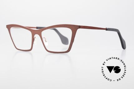 Theo Belgium Mille 26 Damenbrille Cateye Style Groß, Avantgarde-Brille für Damen in Premium-Qualität, Passend für Damen