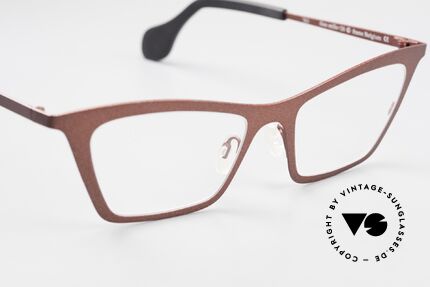 Theo Belgium Mille 26 Damenbrille Cateye Style Groß, die Vollrandfassung kann beliebig verglast werden, Passend für Damen