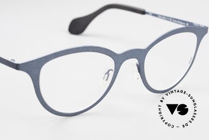 Theo Belgium Mille 21 Designer Damenbrille Rundlich, die Vollrandfassung kann beliebig verglast werden, Passend für Damen