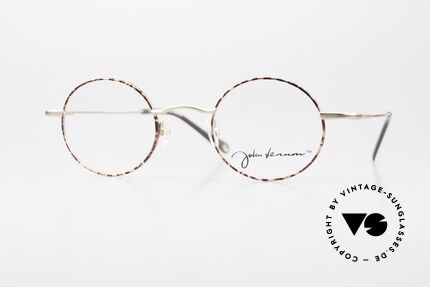 John Lennon JO01 Damenbrille Herrenbrille Rund, John Lennon Brille, Mod. JO01, Größe 45/24, 135, Passend für Herren und Damen