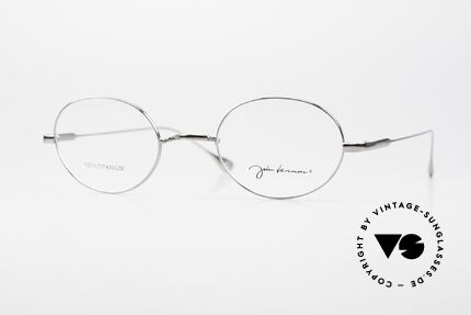 John Lennon JO88 Ovale Brille Titaniumfassung, John Lennon Brille, Mod. JO88, Größe 47/22, 145, Passend für Herren und Damen