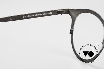 Theo Belgium Mille 61 Lebendiges Rahmenmuster, 143mm breit = eher eine LARGE Größe; unisex!, Passend für Herren und Damen