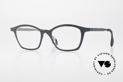 Theo Belgium Mille 62 Gepunktetes Rahmenmuster, sehr edle Designerbrille von Theo in Größe 48-20, Passend für Herren und Damen