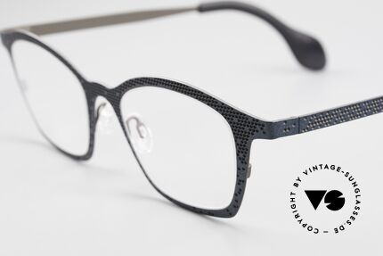 Theo Belgium Mille 62 Gepunktetes Rahmenmuster, das gepunktete Muster macht die Brille lebendig, Passend für Herren und Damen