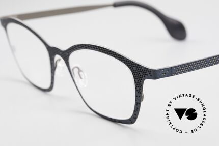 Theo Belgium Mille 62 Bienenwabe Rahmendesign, das gepunktete Muster macht die Brille lebendig, Passend für Herren und Damen