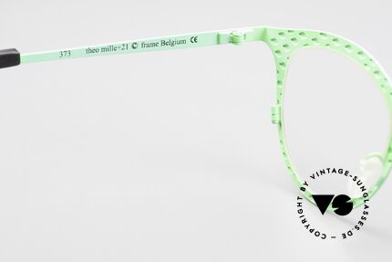 Theo Belgium Mille 21 Designer Damenbrille Metall, 140mm breit = eher eine LARGE Größe für Damen, Passend für Damen