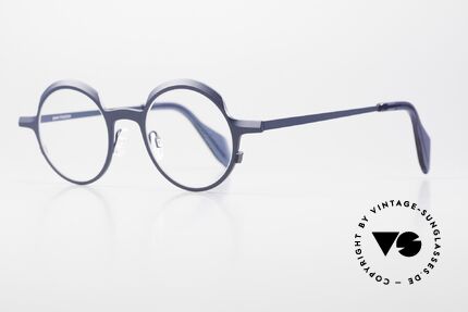 Theo Belgium Brilliant Runde Designerbrille Titan, sehr hochwertig & komfortabel (Titan-Fassung), Passend für Herren und Damen