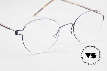 Lindberg Bo Air Titan Rim Pantobrille Titanium Unisex, ungetragene Designerbrille + Magnet-Etui von Lindberg, Passend für Herren und Damen