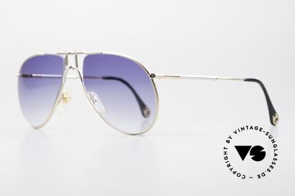 Aigner EA4 Luxus Aviator Sonnenbrille 80er, wahre Gentleman-Sonnenbrille; kostbar und selten!, Passend für Herren