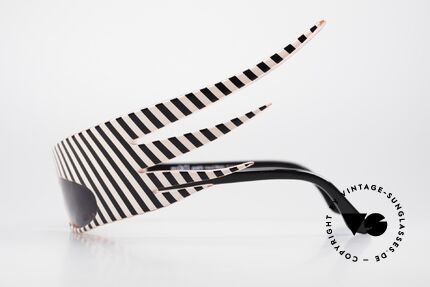 Alain Mikli 054104 PLUME Haute Couture Sonnenbrille, eigens gemacht für die 'Haute Couture' Shows in Paris, Passend für Herren und Damen