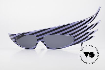Alain Mikli 054104 PLUME Haute Couture Elton John, grandiose Alain Mikli Paris Designer-Sonnenbrille, Passend für Herren und Damen